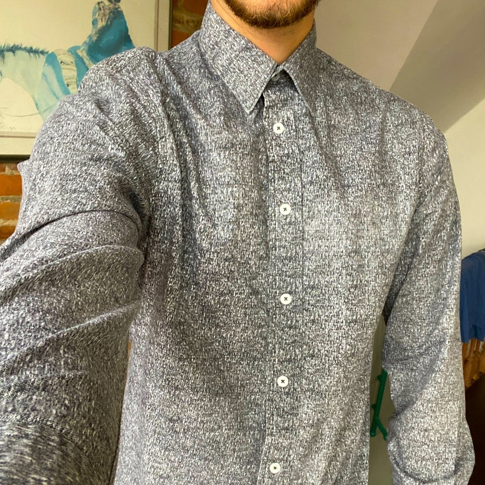 Gray Nick Graham Dress Shirt Modern Fit